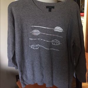 grey arrow sweater